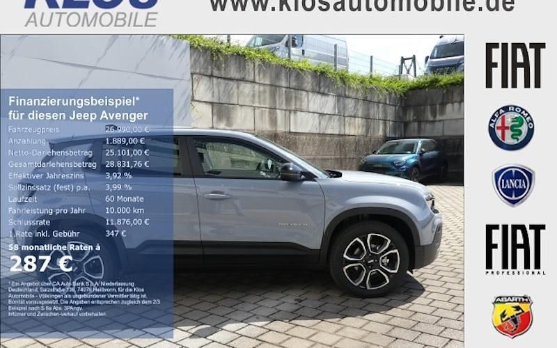 Neu Jeep Avenger Summit 100 PS (73 kW) 2025 Grau SUV