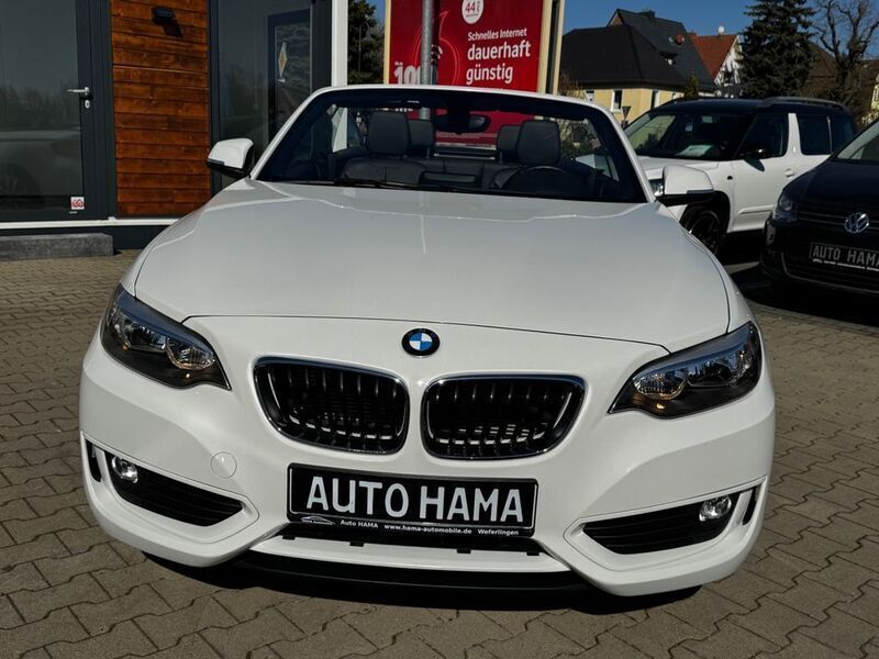 Gebraucht BMW 218 Advantage 136 PS (100 kW) 2015 Weiß Cabrio