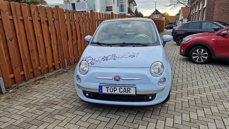 Gebraucht Fiat 500 Lounge 69 PS (50 kW) 2009 Azzurro Kleinwagen