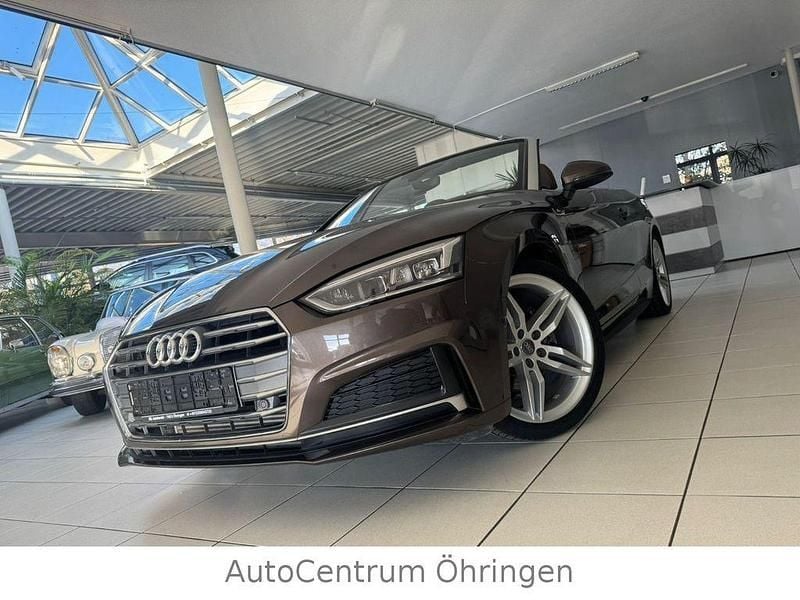 Braun Gebraucht 2017 Audi A5 Cabriolet S-Line Cabrio | 26.480 € (Guter Preis) - Bild 1/4