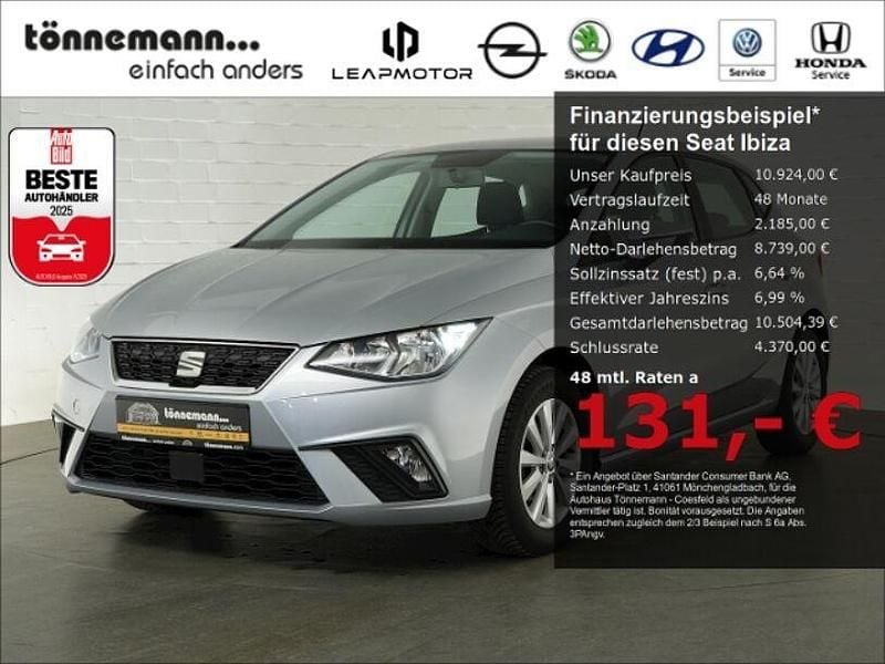 Silber Gebraucht 2019 Seat Ibiza Style Kleinwagen | 10.924 € (Guter Preis) - Bild 1/4