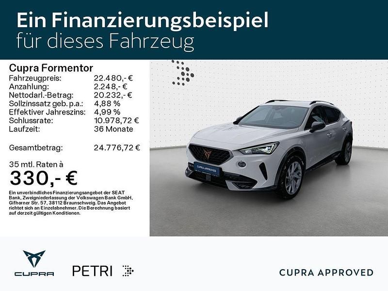 Gebraucht Cupra Formentor 204 PS (150 kW) 2022 "candy" weiss SUV