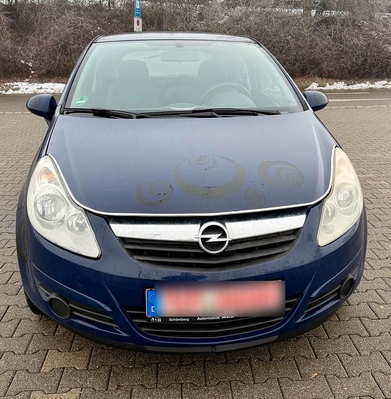Gebraucht Opel Corsa 60 PS (44 kW) 2008 Blau Kleinwagen