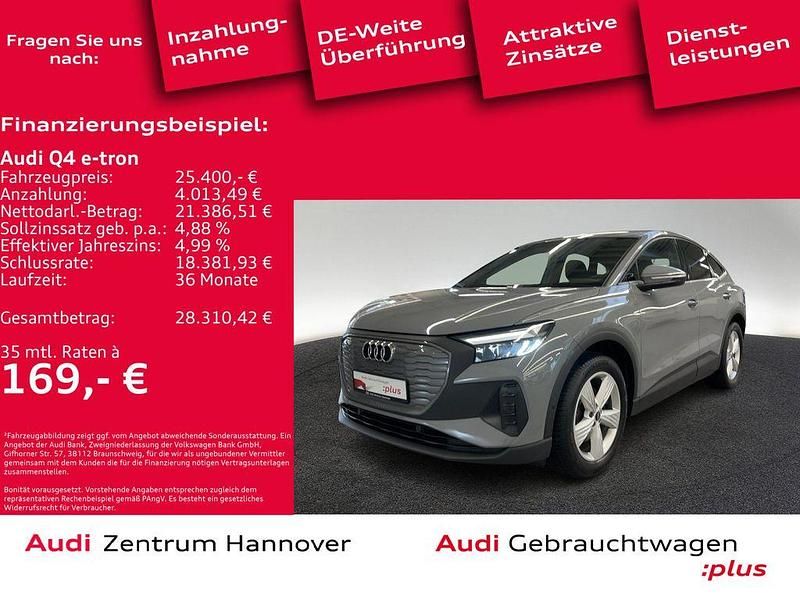 Kieselgrau Gebraucht 2022 Audi Q4 Sportback e-tron Comfort SUV | 25.400 € (Fairer Preis) - Bild 1/4