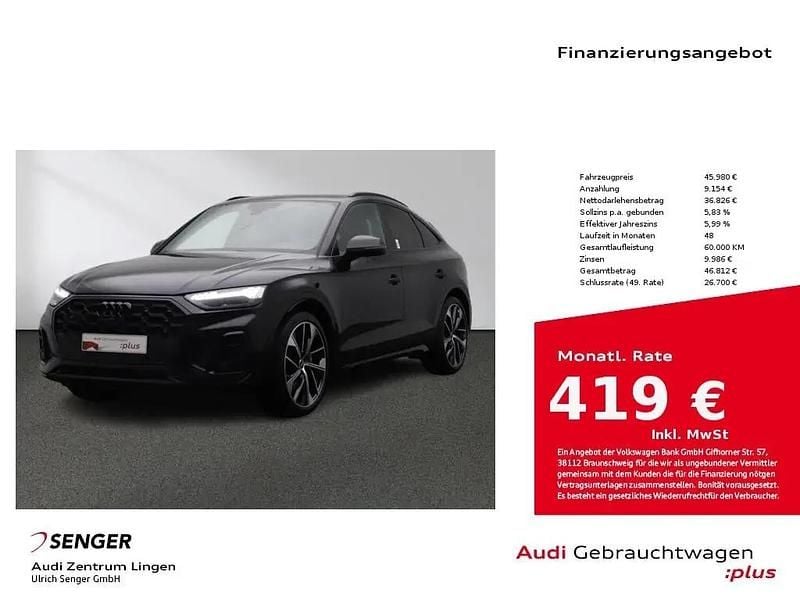 Schwarz Gebraucht 2022 Audi SQ5 Sportback SUV | 45.980 € (Superpreis) - Bild 1/1