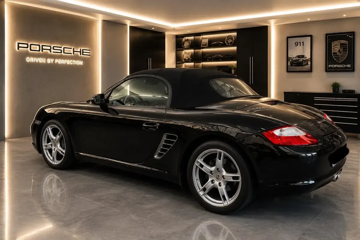 Gebraucht Porsche Boxster 240 PS (176 kW) 2005 Schwarz Cabrio