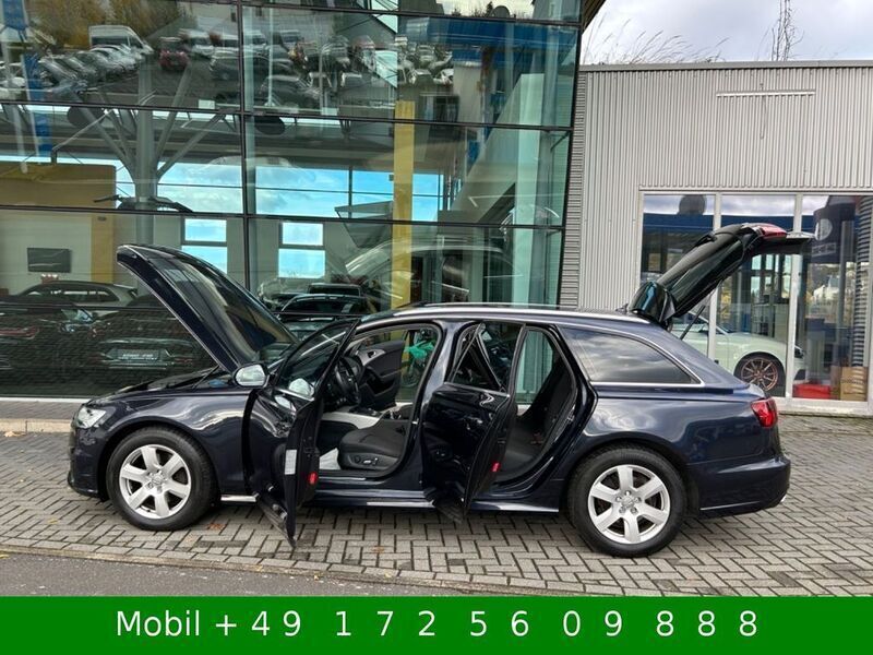 Mondscheinblau metallic (metallic) Gebraucht 2016 Audi A6 Ambiente Kombi | 16.999 € (Superpreis) - Bild 1/4