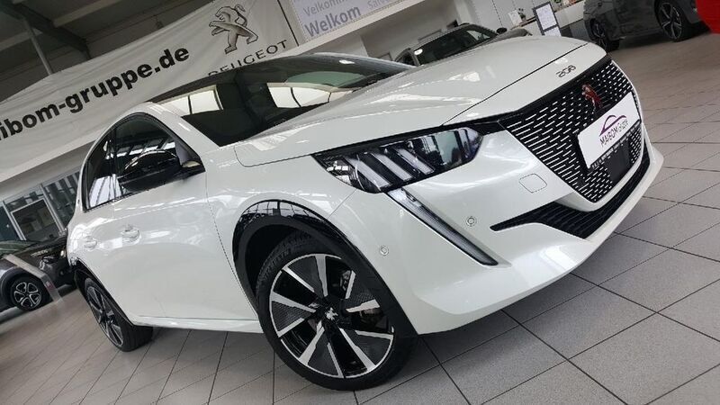 Kwe lack weiss perlglänzend Gebraucht 2022 Peugeot e-208 Allure Kleinwagen | 23.790 € - Bild 1/4