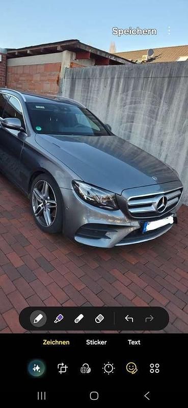 Gebraucht Mercedes E220 AMG line 194 PS (142 kW) 2018 Grau Kombi