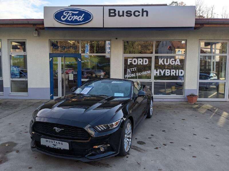 Iridiumschwarz metallic (metallic) Gebraucht 2017 Ford Mustang Convertible Cabrio | 32.800 € (Teuer) - Bild 1/4