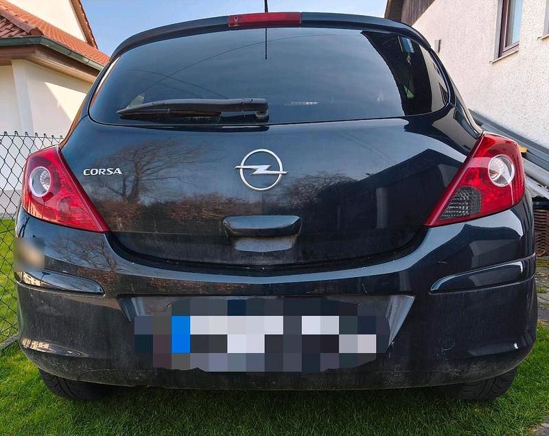 Gebraucht Opel Corsa 2010 Schwarz Kleinwagen