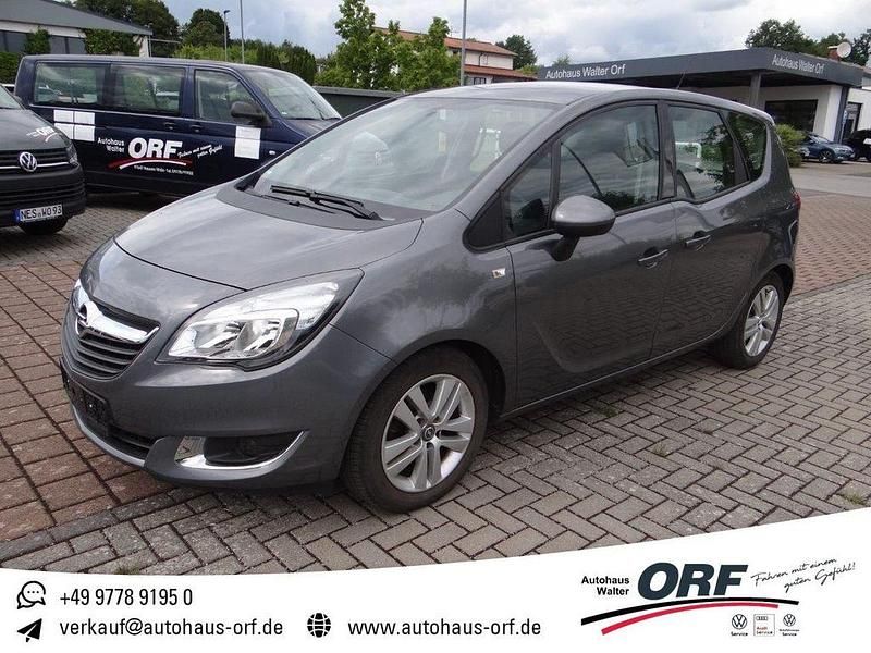 Silber Gebraucht 2015 Opel Meriva Style Van / Kleinbus | 5.990 € (Guter Preis) - Bild 1/4