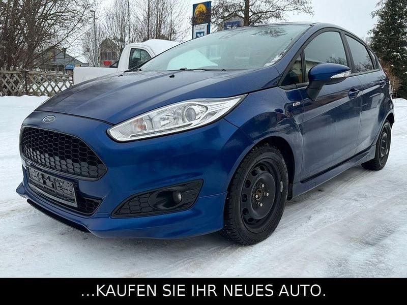 Gebraucht Ford Fiesta ST-Line 101 PS (74 kW) 2016 Blau Kleinwagen