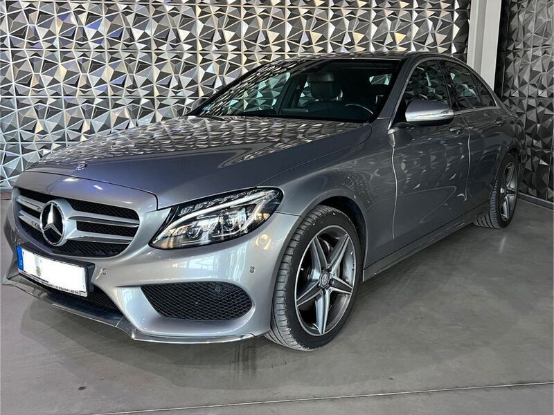 Silber Gebraucht 2014 Mercedes C180 AMG line Limousine | 19.499 € (Etwas zu teuer) - Bild 1/2