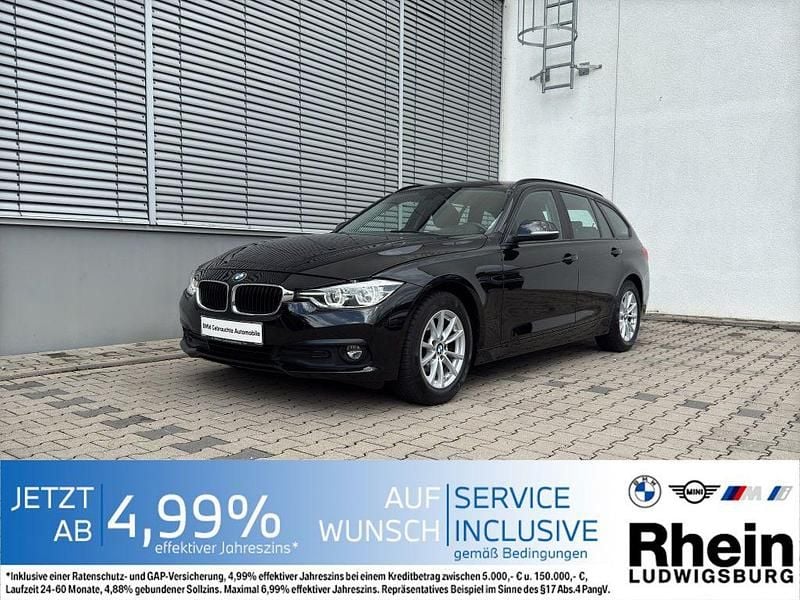 Schwarz Gebraucht 2018 BMW 318 Kombi | 15.890 € (Guter Preis) - Bild 1/4