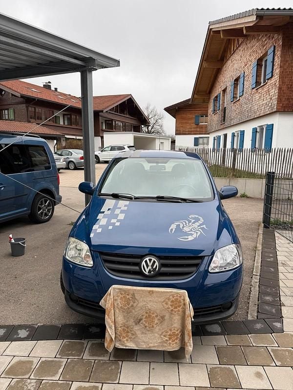 Usata VW Fox 54 CV (39 kW) 2008 Blu Utilitaria