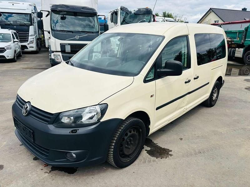 Gelb Gebraucht 2014 VW Caddy Maxi Trendline Van / Kleinbus | 4.990 € (Fairer Preis) - Bild 1/4
