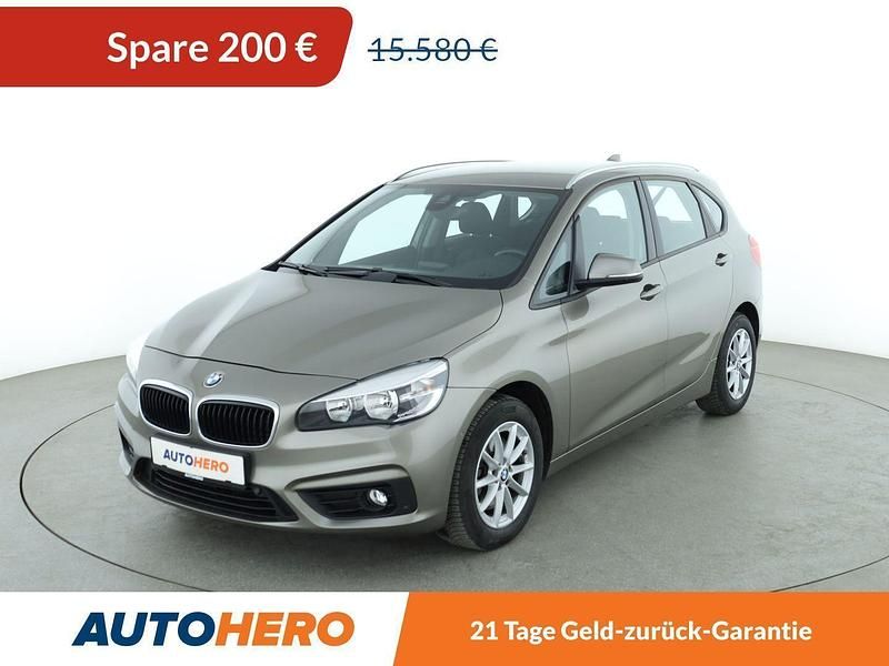 Grau Gebraucht 2015 BMW 218 Active Tourer Basis Van / Kleinbus | 15.380 € (Fairer Preis) - Bild 1/3