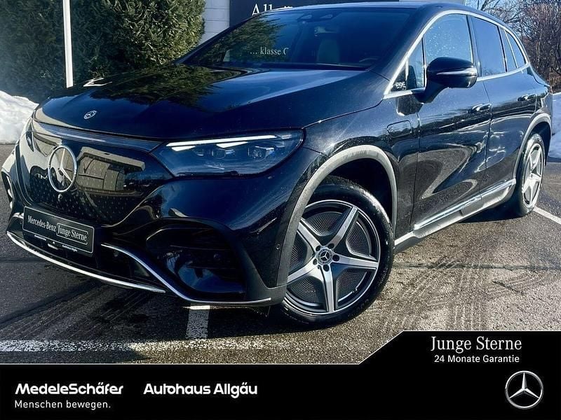 Lack obsidianschwarz (metallic) Gebraucht 2024 Mercedes EQE350 AMG SUV | 63.770 € - Bild 1/4