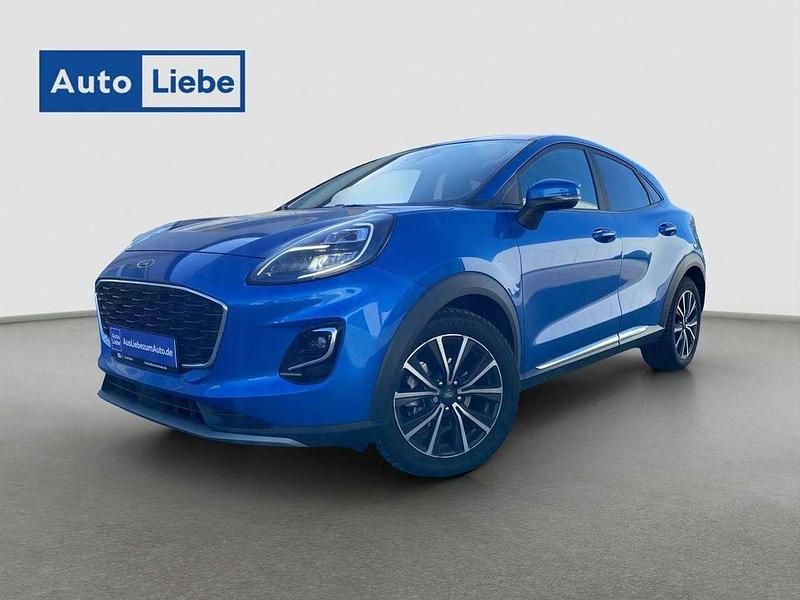 Dynamicblau metallic Gebraucht 2022 Ford Puma Titanium X SUV | 16.890 € (Guter Preis) - Bild 1/4