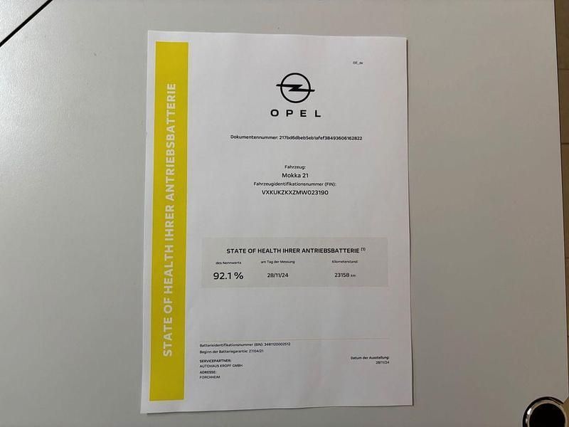 Grün Gebraucht 2021 Opel Mokka-e Edition SUV | 15.370 € (Superpreis) - Bild 1/4