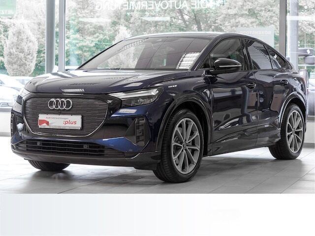 Navarrablau metallic Gebraucht 2024 Audi Q4 Sportback e-tron Ambiente SUV | 46.140 € (Teuer) - Bild 1/4