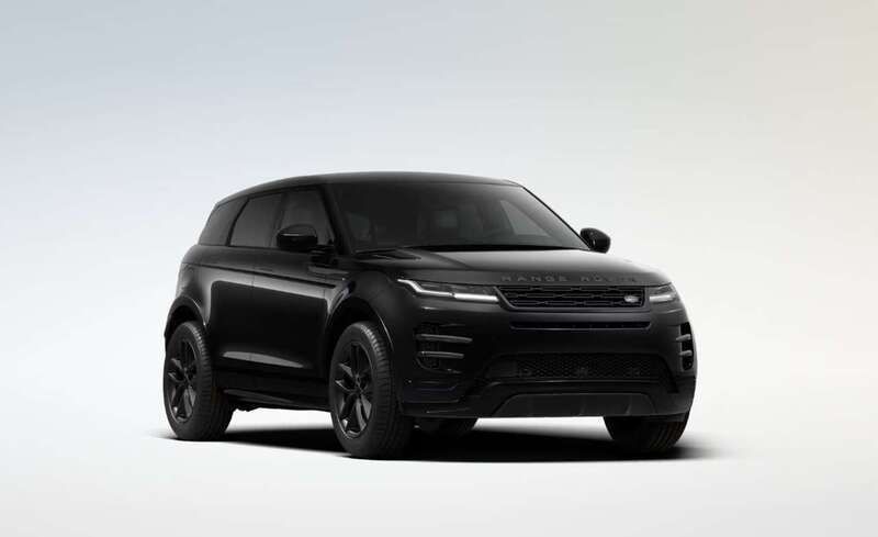 Santorini black metallic Neu 2024 Land Rover Range Rover evoque SE Dynamic SUV | 67.630 € (Teuer) - Bild 1/4