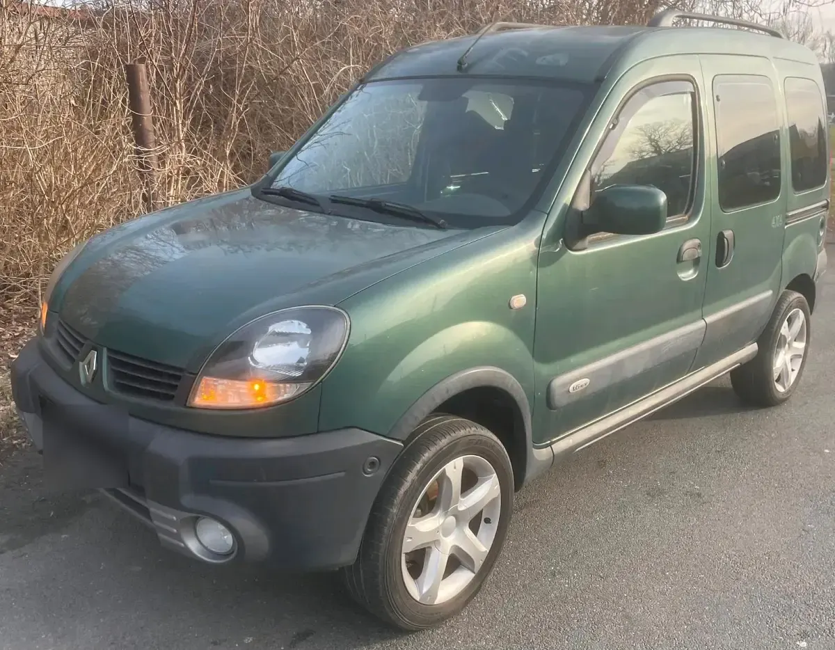 Używany Renault Kangoo 95 KM (69 kW) 2007 Zielony Minivan