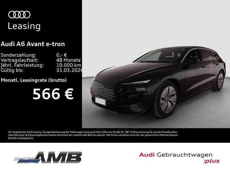 Gebraucht Audi A6 e-tron Ambiente 210 kW (286 PS) 2025 Mythosschwarz metallic Kombi