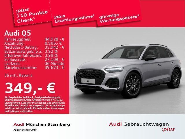 Gebraucht Audi Q5 Ambiente 204 PS (150 kW) 2024 Florettsilber metallic SUV