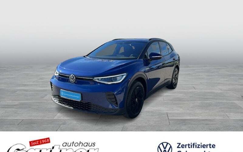 Blau (blue dusk metallic) Gebraucht 2023 VW ID.4 Pro Performance SUV | 38.895 € - Bild 1/4