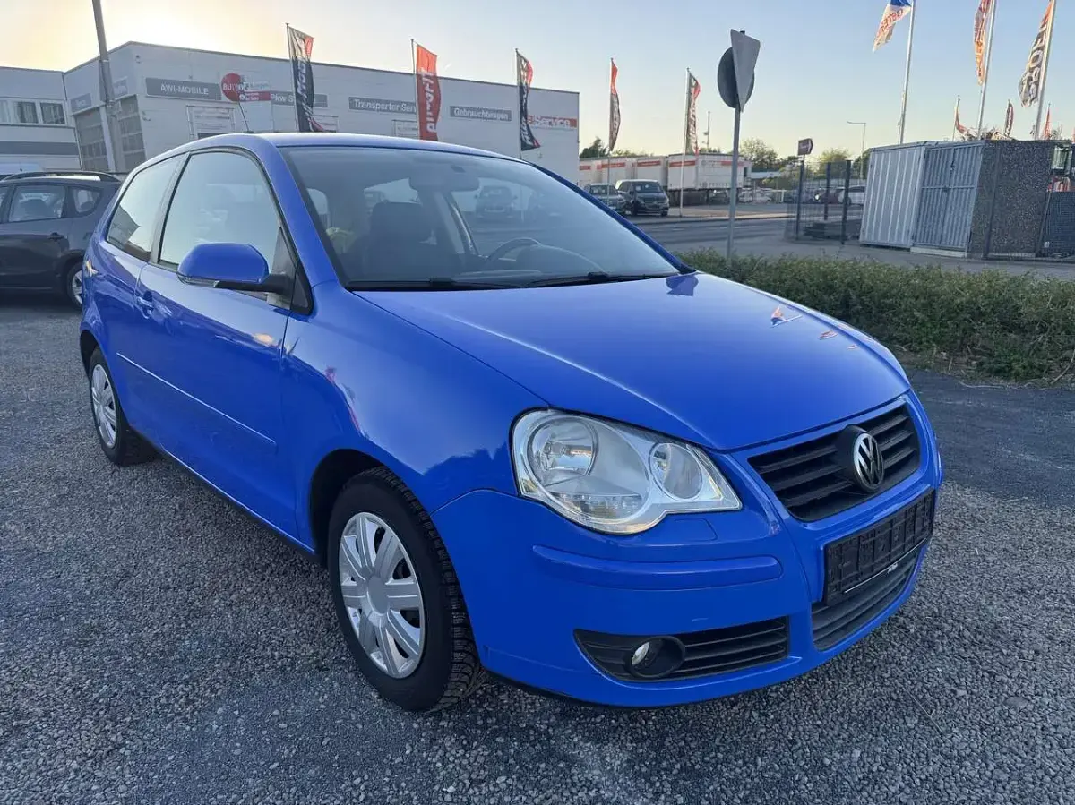Second-hand VW Polo 54 CP (39 kW) 2007 Albastru Hatchback