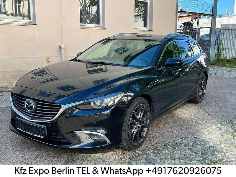 Schwarz Gebraucht 2015 Mazda 6 Sports-Line Limousine | 7.950 € (Fairer Preis) - Bild 1/4