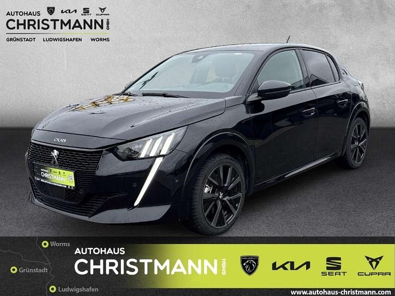 Schwarz Gebraucht 2021 Peugeot e-208 GT Kleinwagen | 17.990 € (Fairer Preis) - Bild 1/4