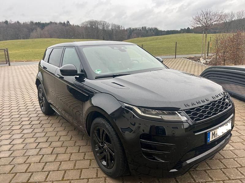 Schwarz Gebraucht 2021 Land Rover Range Rover evoque R-Dynamic SUV | 26.999 € (Fairer Preis) - Bild 1/4