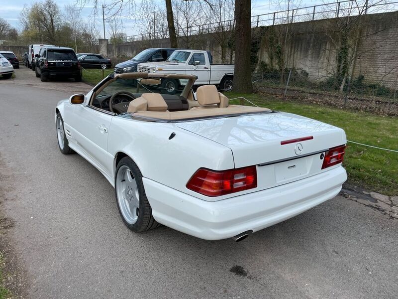 Gebraucht Mercedes SL500 AMG 306 PS (225 kW) 2001 Weiß Cabrio