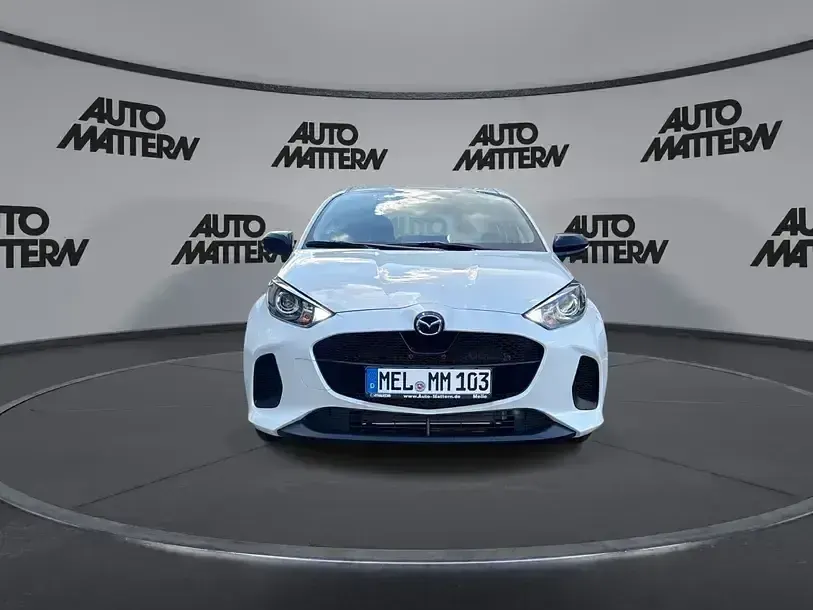 Neu Mazda 2 Prime-Line 116 PS (85 kW) 2025 Northern white pearl Limousine