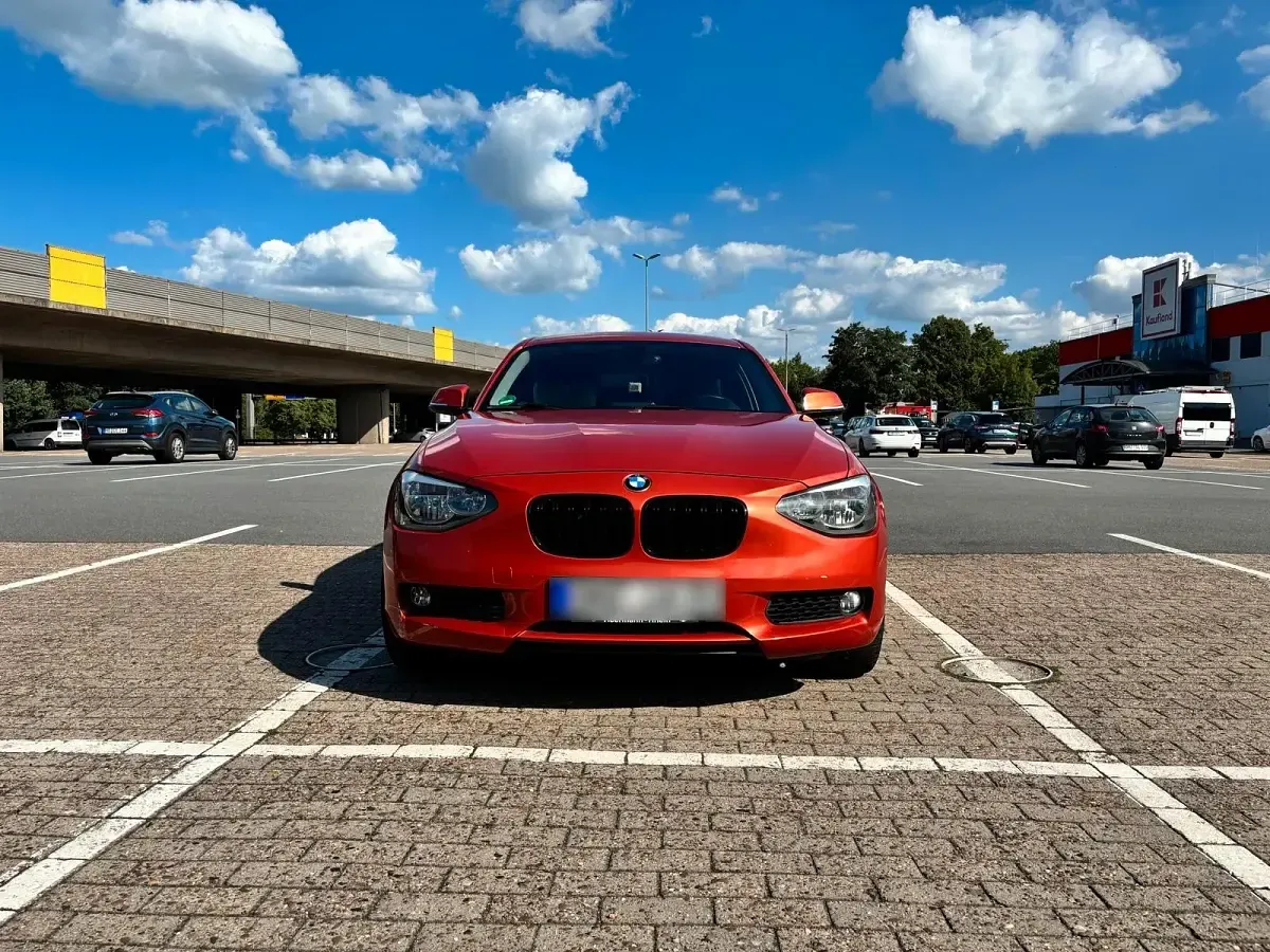 Gebraucht BMW 116 136 PS (100 kW) 2014 Orange Kleinwagen