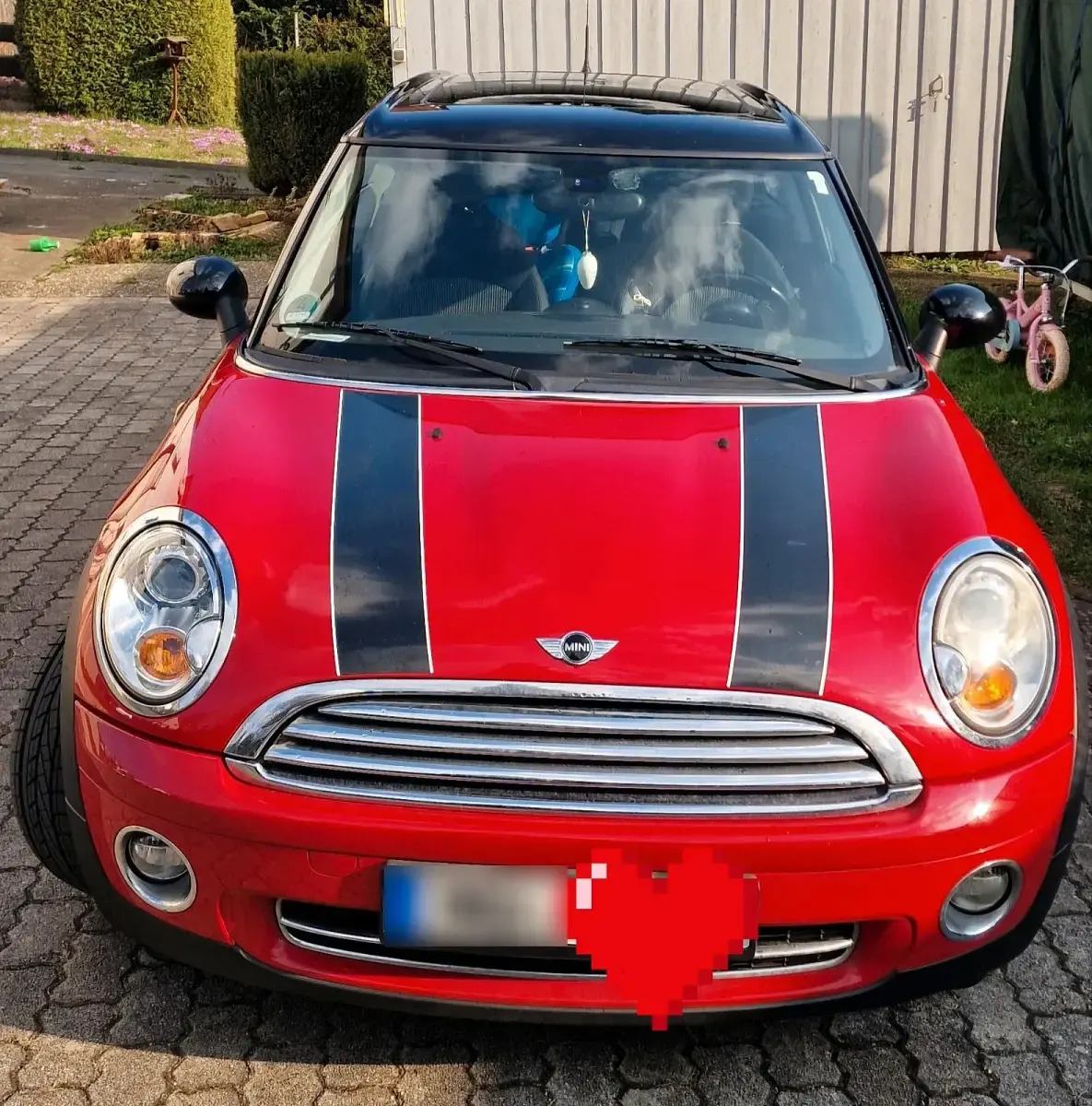 Usata Mini Cooper 120 CV (88 kW) 2008 Rosso Utilitaria
