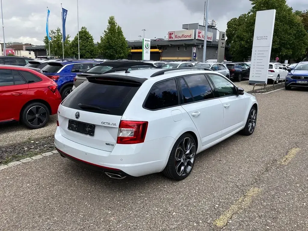 Gebraucht Skoda Octavia RS 184 PS (135 kW) 2014 Weiß Kombi