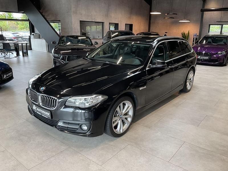 Schwarz Gebraucht 2015 BMW 530 Efficient Dynamics Limousine | 10.980 € (Superpreis) - Bild 1/4