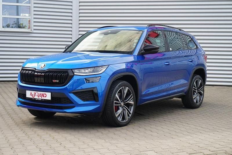 Blau Gebraucht 2022 Skoda Kodiaq RS SUV | 44.950 € (Etwas zu teuer) - Bild 1/3