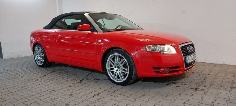 Rot Gebraucht 2007 Audi A4 Cabriolet Sport Cabrio | 8.900 € (Fairer Preis) - Bild 1/4