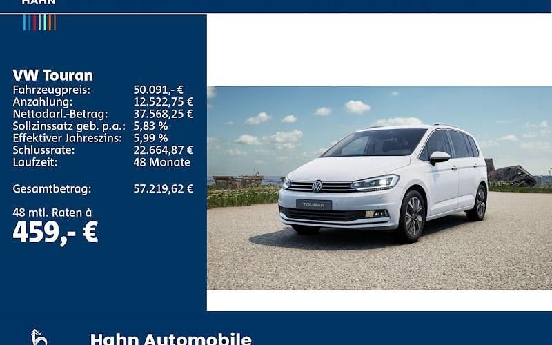 Neu VW Touran Highline 150 PS (110 kW) 2025 Weiß Van / Kleinbus