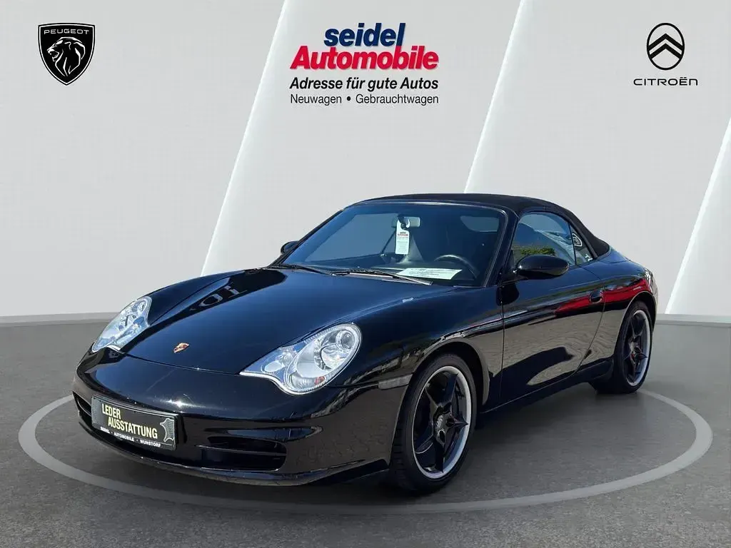 Usata Porsche 996 320 CV (235 kW) 2004 Nero Cabrio
