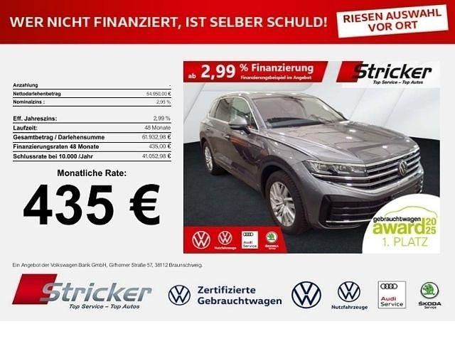 Siliziumgrau metallic (metallic) Gebraucht 2025 VW Touareg Elegance SUV | 54.949 € - Bild 1/3