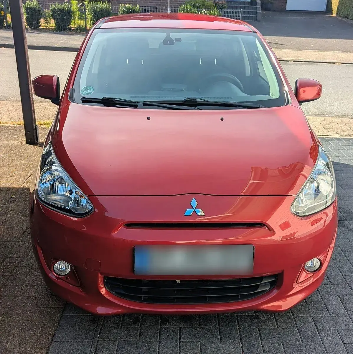 Gebraucht Mitsubishi Space Star Top 80 PS (58 kW) 2016 Rot Kleinwagen