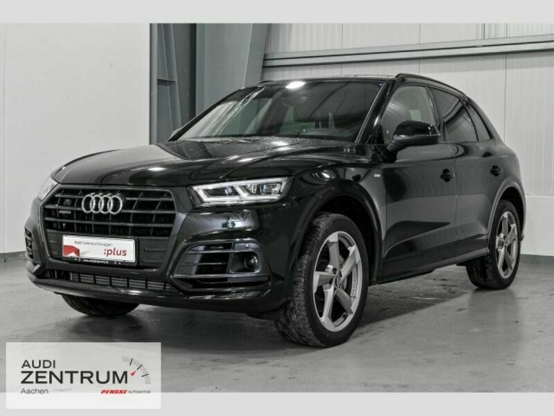 Mythosschwarz (metallic) Gebraucht 2018 Audi Q5 S-Line SUV | 43.420 € (Teuer) - Bild 1/4