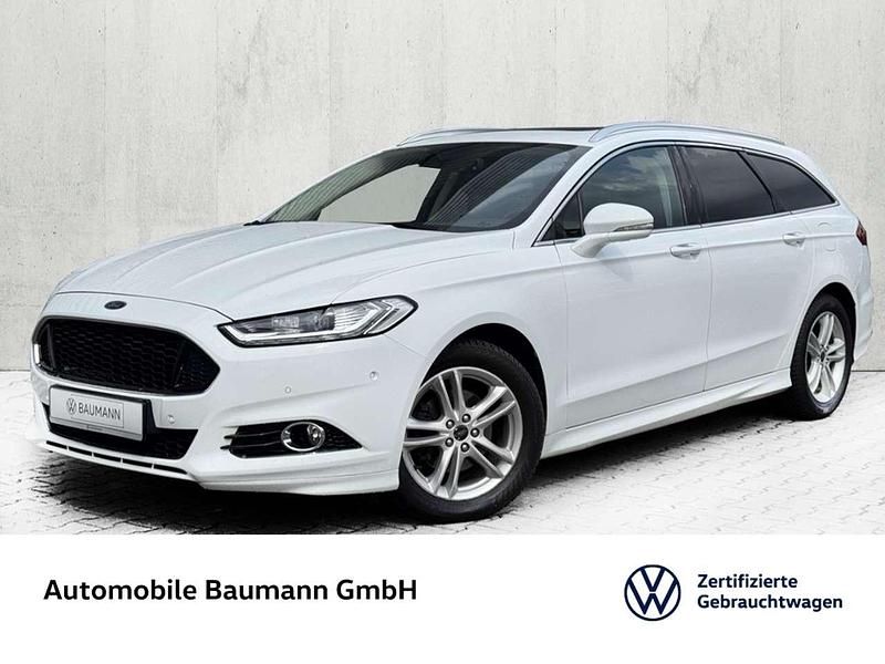 Frostweiß Gebraucht 2015 Ford Mondeo Titanium Kombi | 12.450 € (Fairer Preis) - Bild 1/4