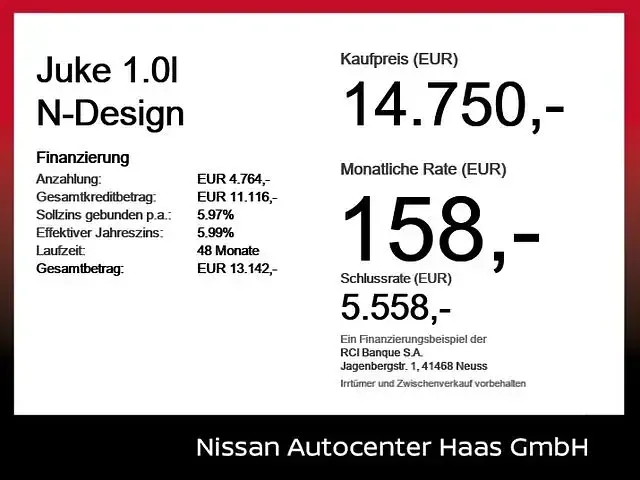 Gebraucht Nissan Juke 114 PS (83 kW) 2021 Pearl white/black m (metallic) SUV
